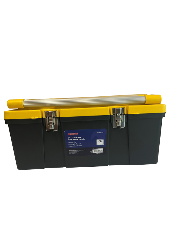 Supa Tool Toolbox With Metal Handle 24"