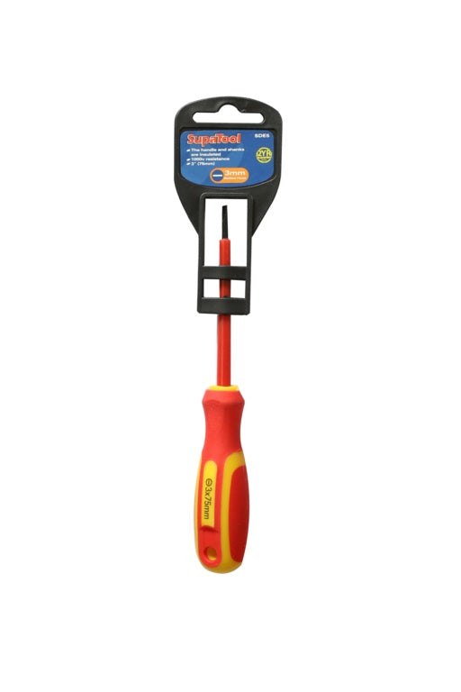 Supa Tool Electrical Slotted Screwdriver 75mm