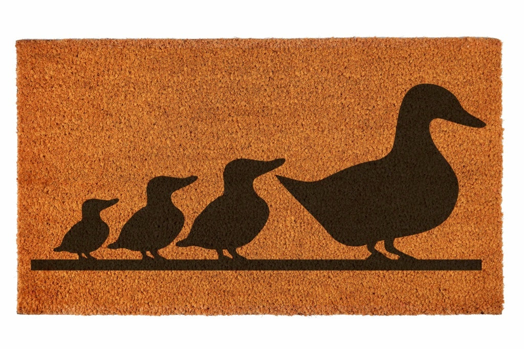 Groundsman Flock Of Ducks Doormat 40 X 70cm
