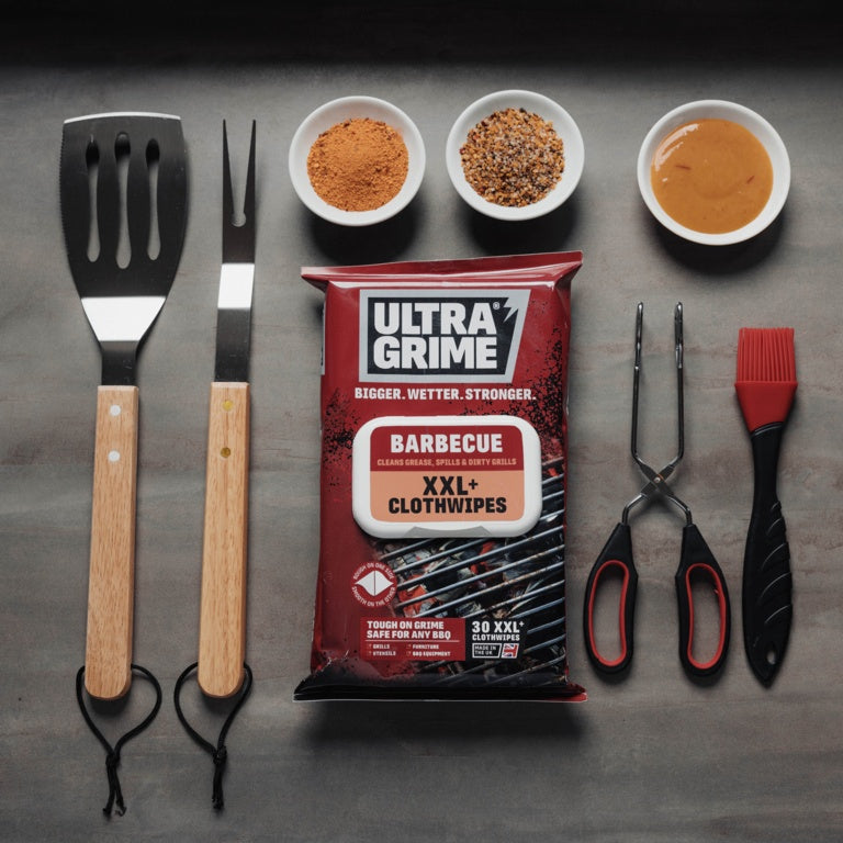 Ultragrime Life Bbq Cloth Wipes Xxl 30 Pack