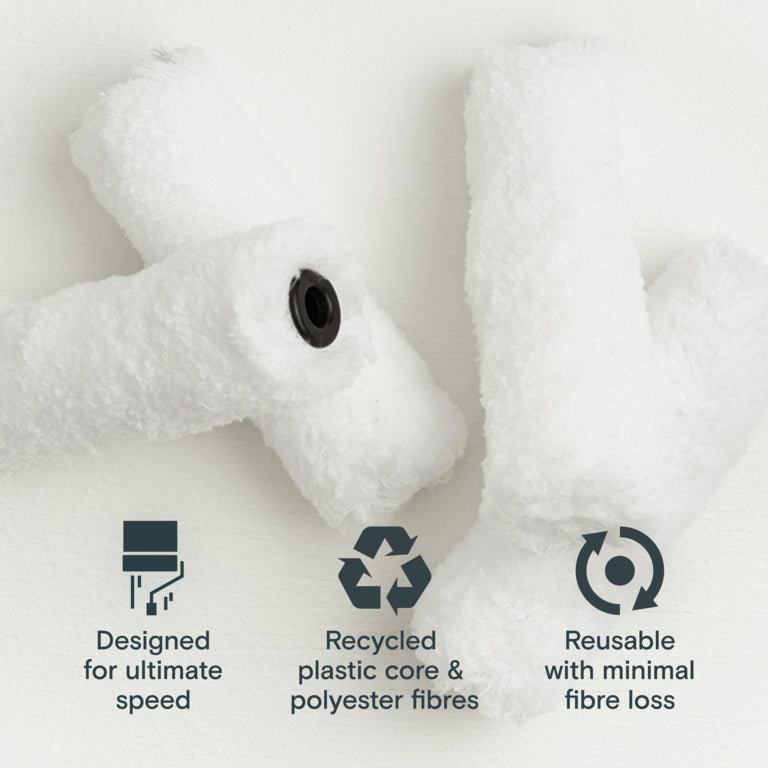Lick Tools Eco Roller Sleeve Mid Pile 4" / Pack Of 4