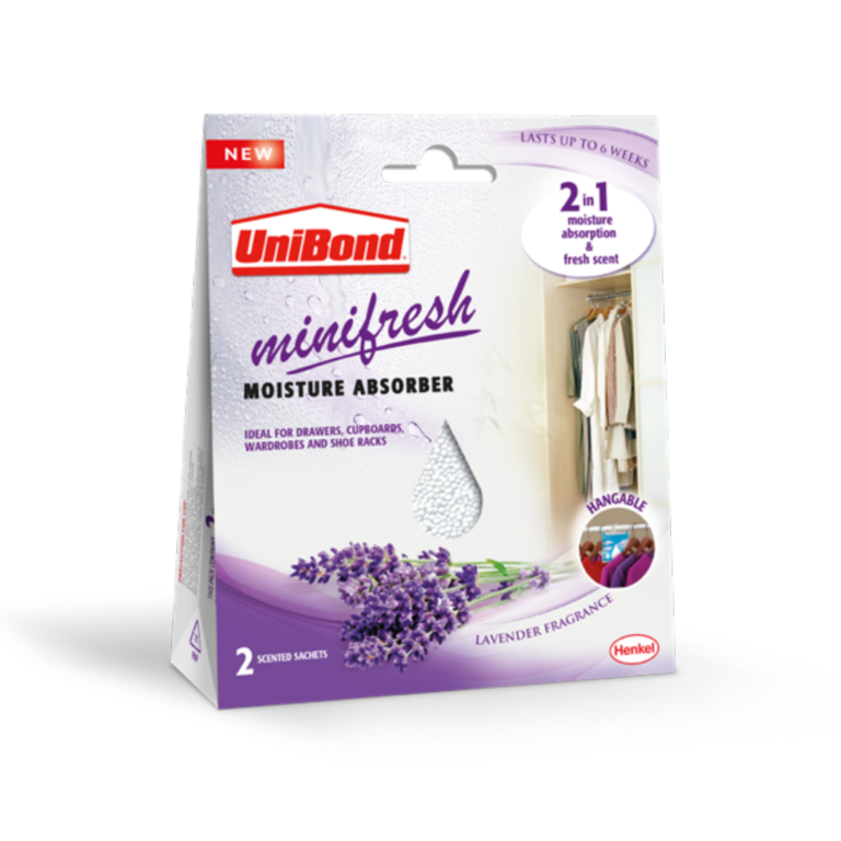 Uni Bond Moisture Absorber Sachet Lavender 2 X 50g