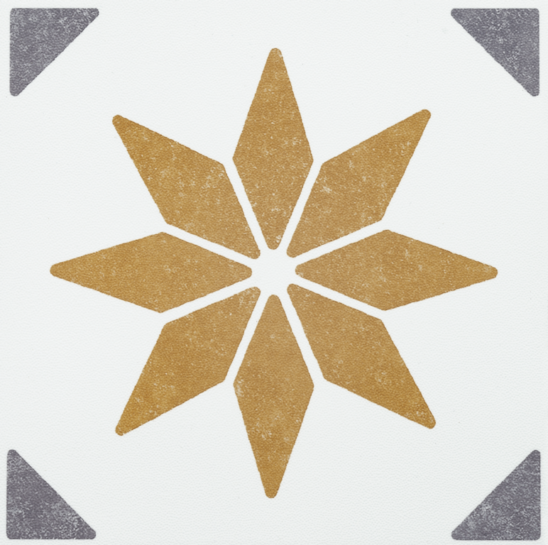 D C Fix�� Self Adhesive Wall Tile Alia Gold 15cm X 15cm / Pack Of 6
