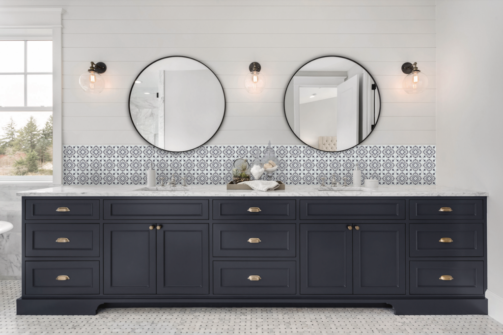 D C Fix�� Self Adhesive Wall Tile Jamila Grey 15cm X 15cm / Pack Of 6