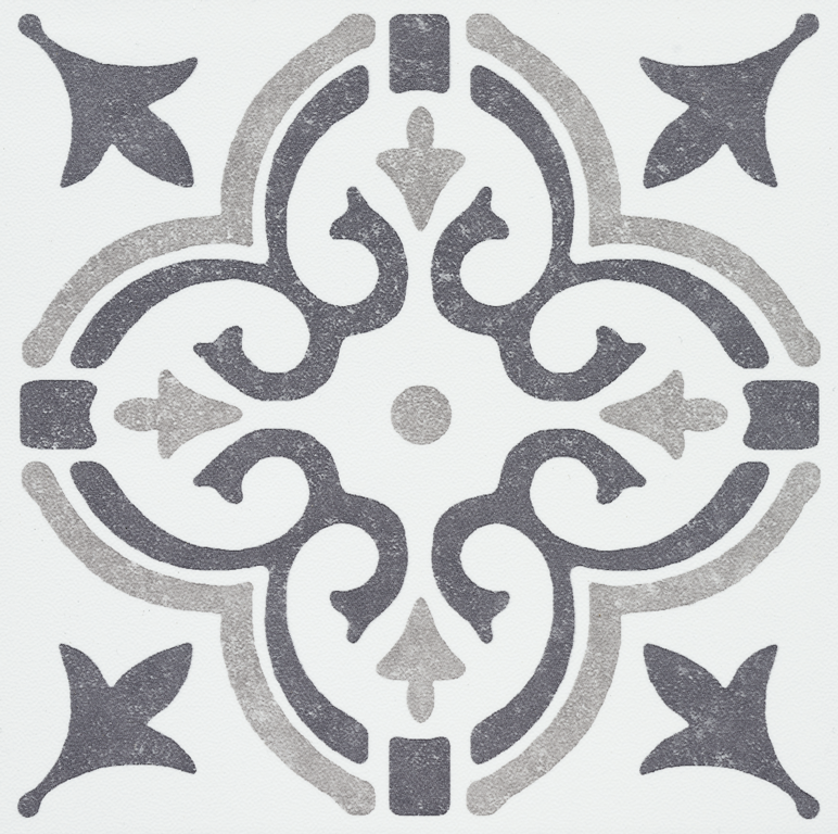 D C Fix�� Self Adhesive Wall Tile Jamila Grey 15cm X 15cm / Pack Of 6