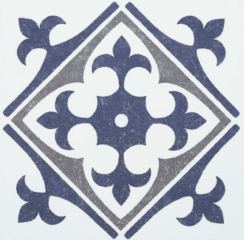 D C Fix�� Self Adhesive Wall Tile Nadia Blue 15cm X 15cm / Pack Of 6