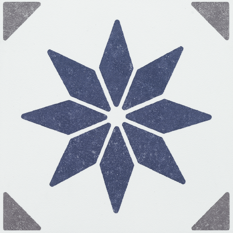 D C Fix�� Self Adhesive Wall Tile Alia Blue 15cm X 15cm / Pack Of 6