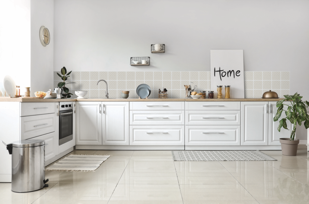 D C Fix�� Self Adhesive Wall Tile Lina Beige 15cm X 15cm / Pack Of 6