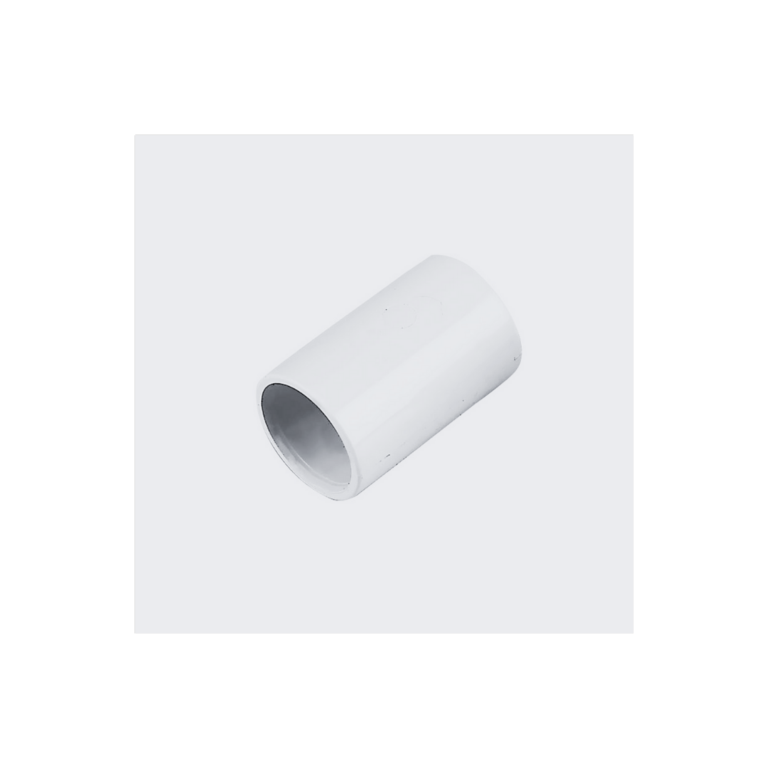 Davant Overflow Straight Connector White Pack 10 21.5mm
