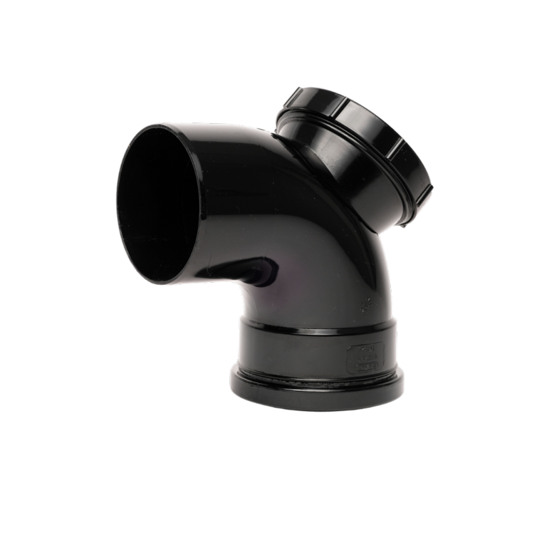 Davant Single Socket Access 92.5��Bend Black 110mm