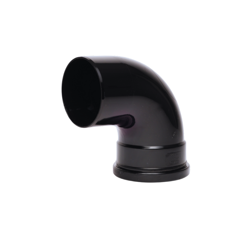 Davant Single Socket 92° Bend Black 110mm