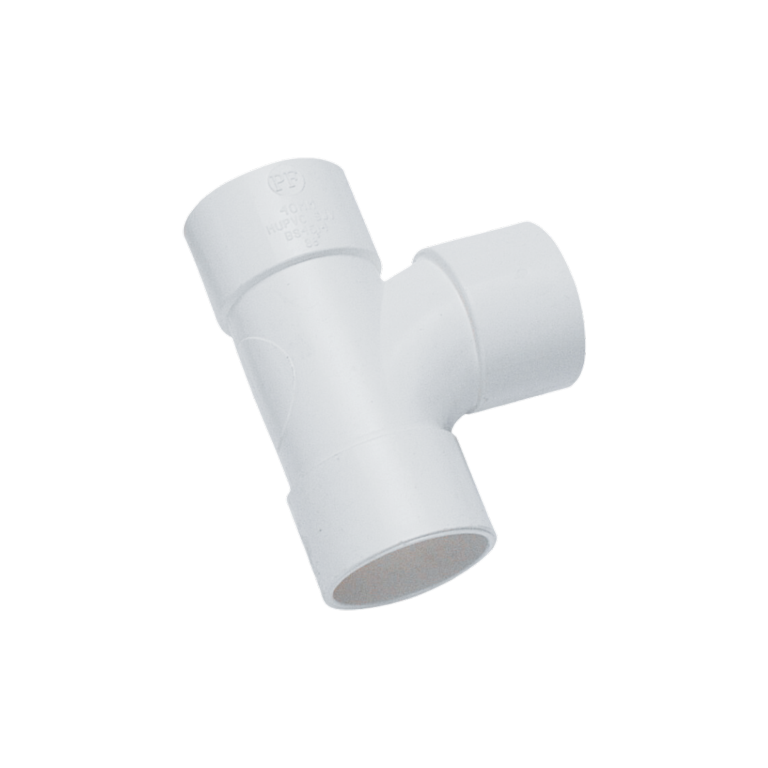 Davant Solvent Weld Swept Tee 92.5° White 40mm
