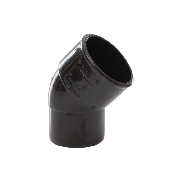 Davant Solvent Weld Spigot 45° Bend Black 32mm