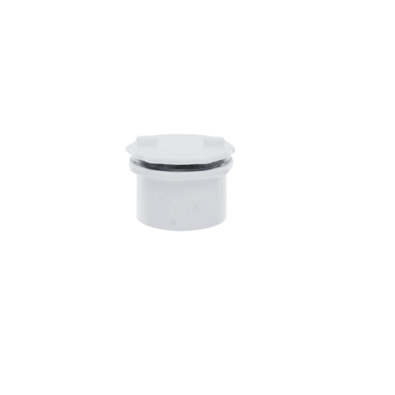 Davant Solvent Weld Screwed Access Plug White 40mm