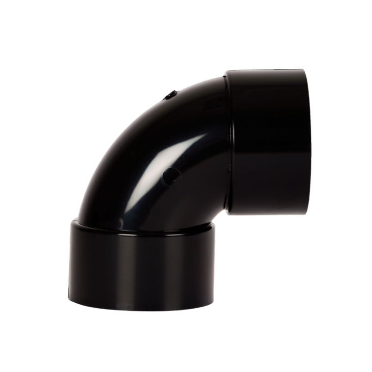 Davant Solvent Weld Swept Bend 92.5° Black 40mm