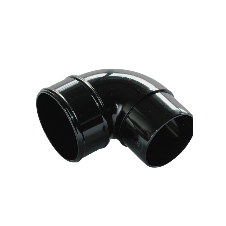 Kayflow Rainwater 90�� Round Bend Black 68mm