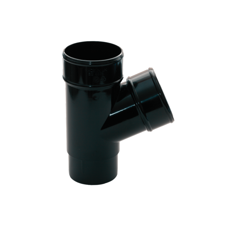 Kayflow Rainwater 112.5�� Round Branch Black 68mm