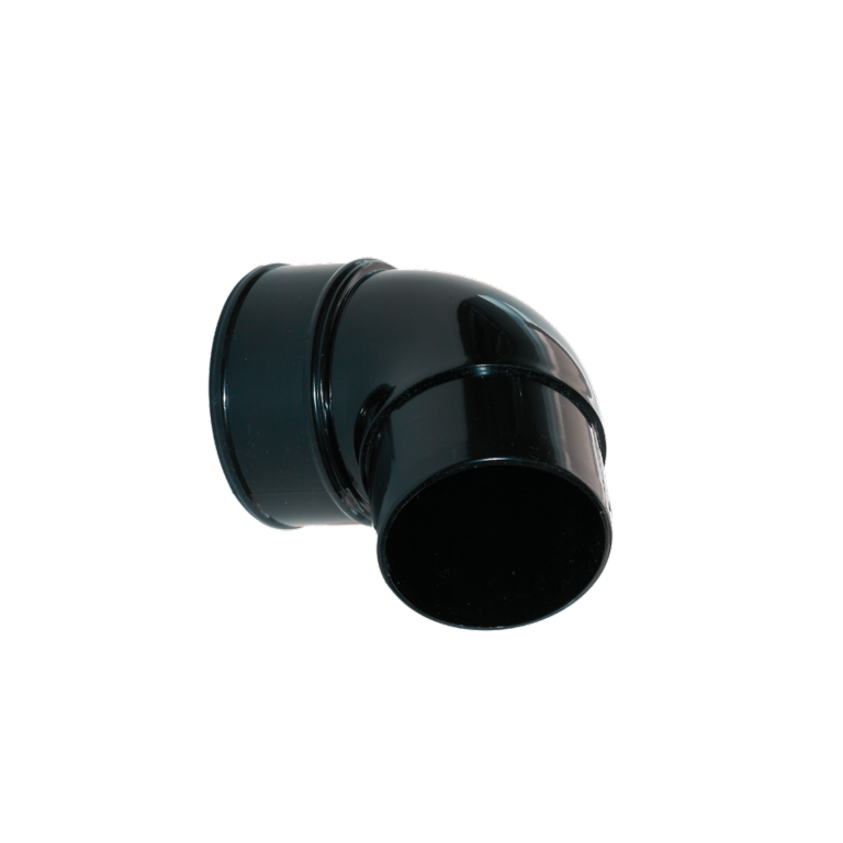 Kayflow Rainwater 112.5�� Round Offset Bend Black 68mm