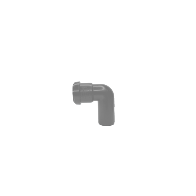 Davant Push Fit Swivel Bend 91.25�� Grey 40mm
