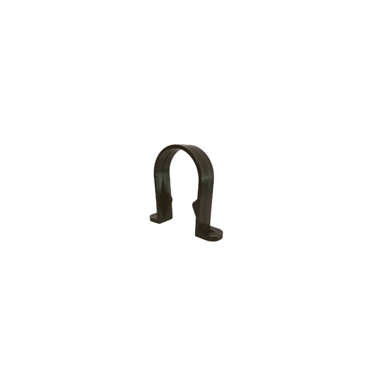 Davant Pipe Clip Black Pack 10 40mm