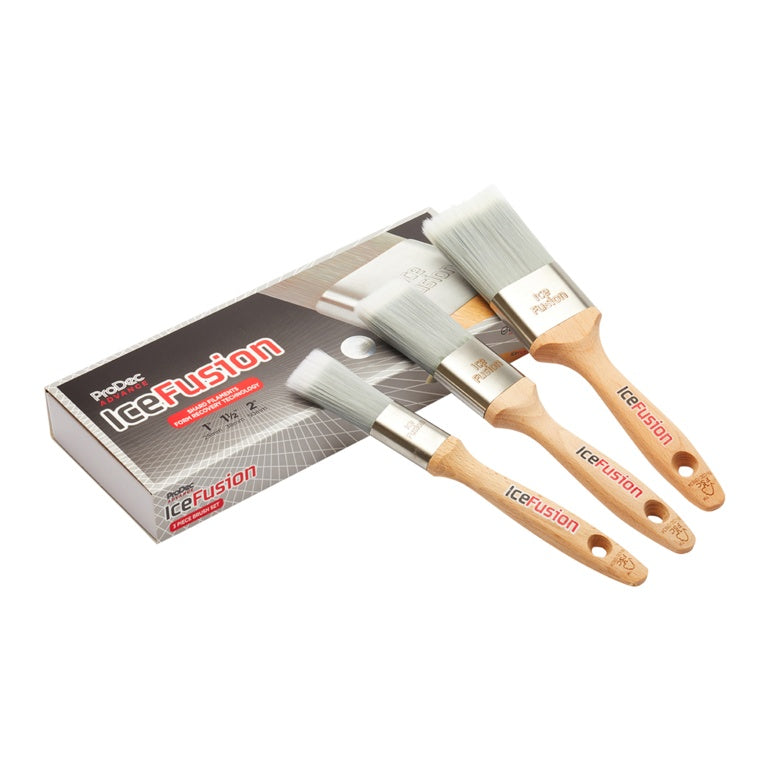 Pro Dec Advance Ice Fusion Synthetic Brush Set 3 Piece