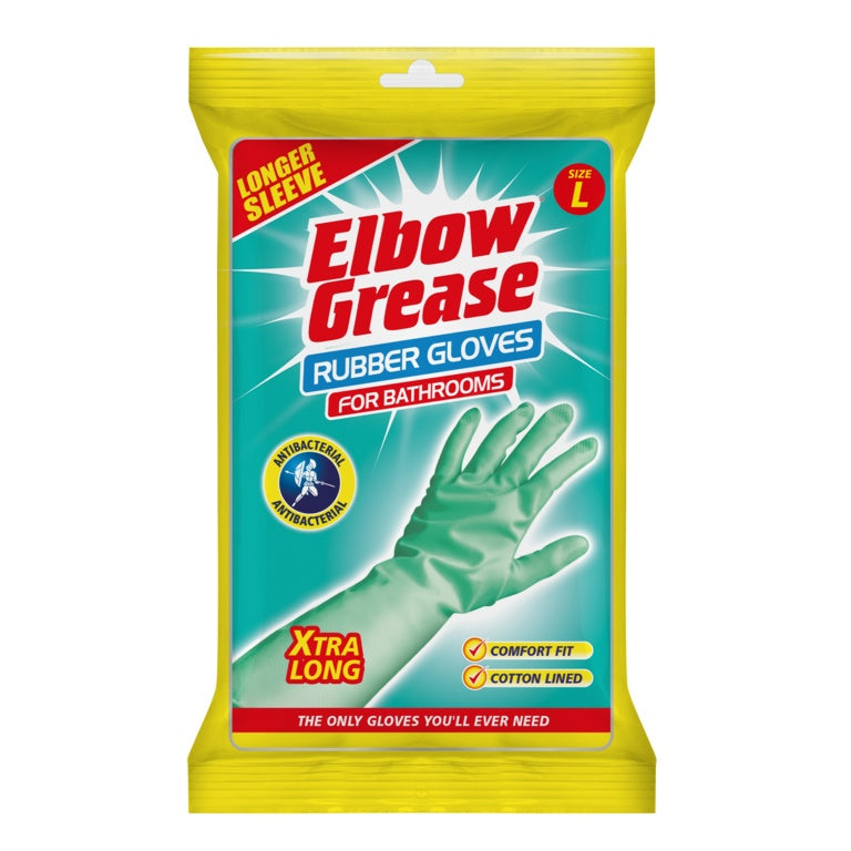 Elbow Grease Aqua Anti-Bacterial Cleaning Gloves