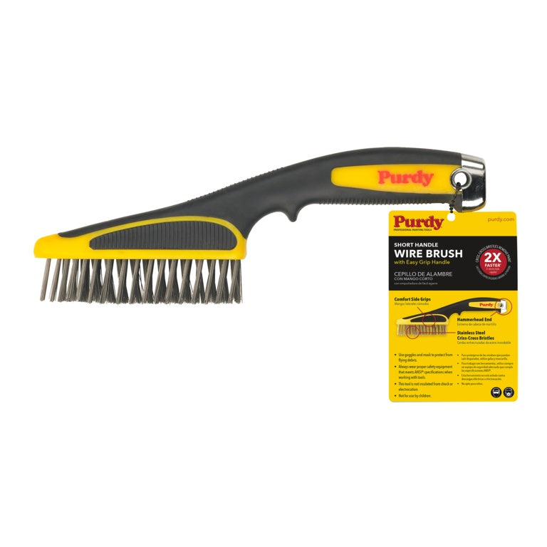 Purdy Wire Brush Short Handle 11"