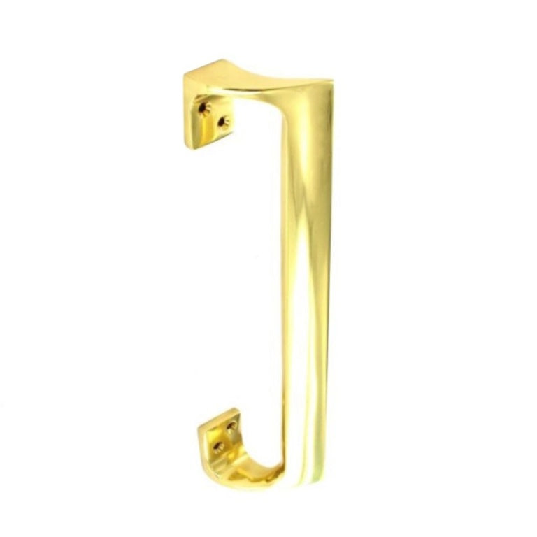 Securit Brass Pull Handle Oval Grip 225mm