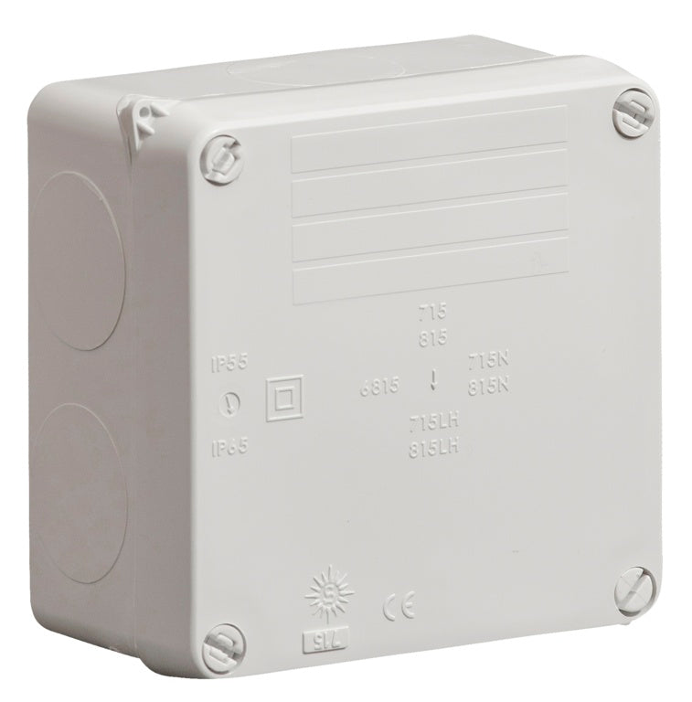 Wiska 815lh Wib 1 Junction Box Ip65 Grey