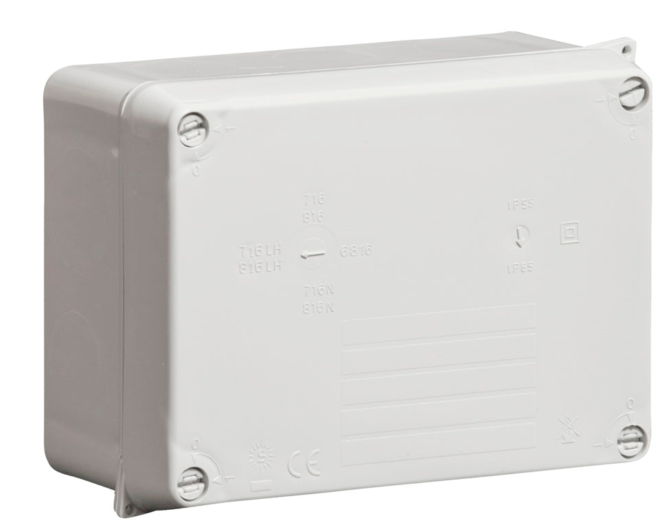 Wiska 816lh Wib 2 Junction Box Ip65 Grey
