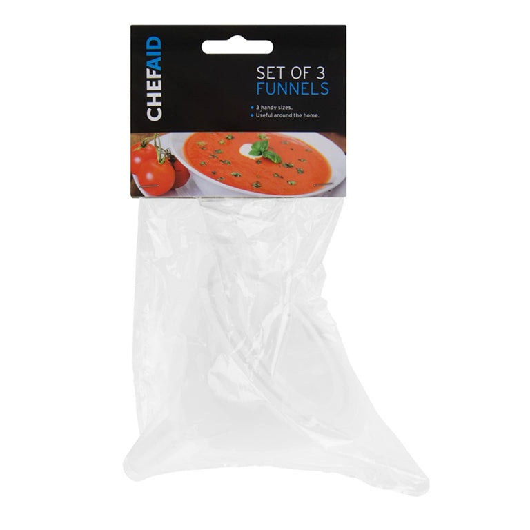 Chef Aid Set Of 3 Funnels