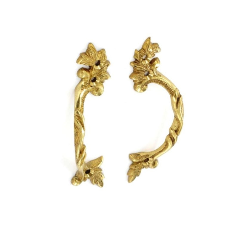 Securit Brass Fancy Handles (Pair) 95mm Pack Of 5