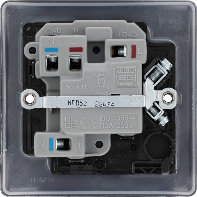 Bg Switched Connection Unit 13a Matt Black