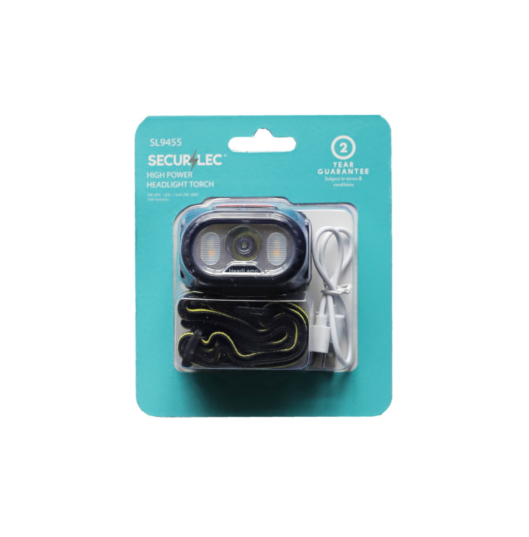 Securlec High Powered Headlight Torch 3w