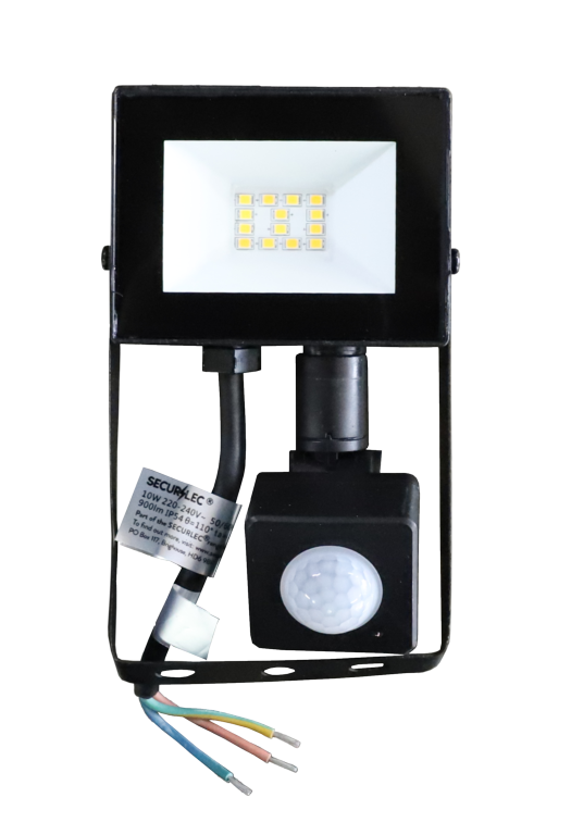 Securlec Led Floodlight With Sensor 10 W
