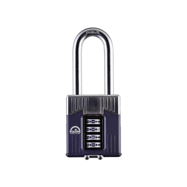 Squire Warrior Combi Padlock Long Shaft 2 Keys