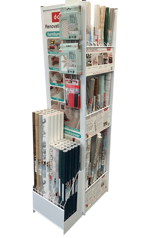 D C Fix�� Self Adhesive Films Short Rolls Stand 280 Rolls
