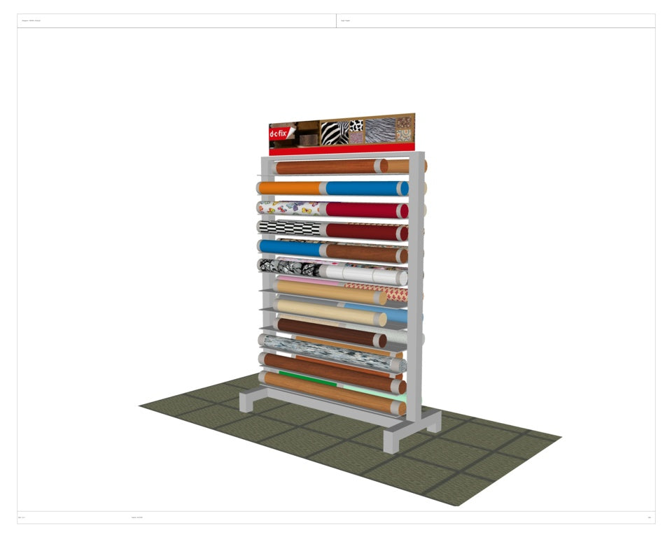 D C Fix�� Self Adhesive Films Long Rolls Stand