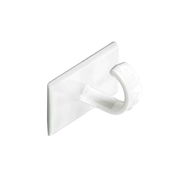 Securit Self Adhesive Cup Hooks (4) White S6350