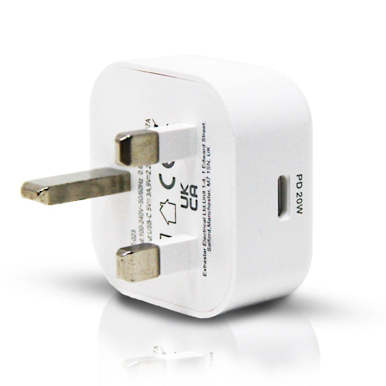 Extrastar Type C Home Plug Charger White