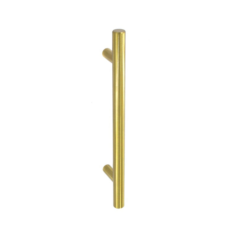 Securit Plain Bar Handle Satin Brass