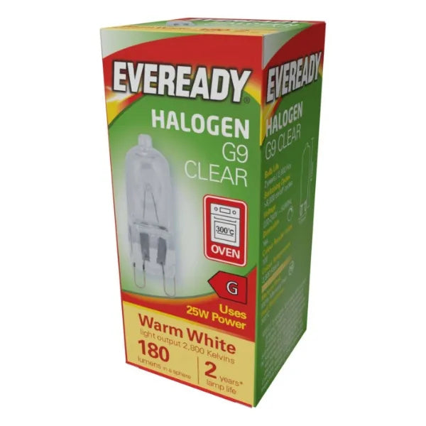 Eveready 240v Oven G9 Lamp 25w