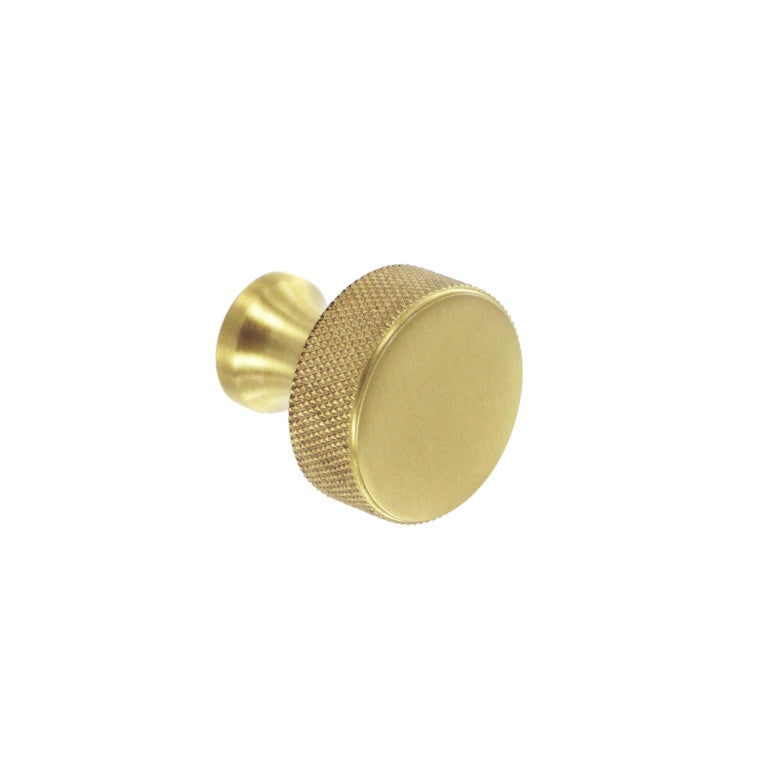 Smiths Architectural Solid Brass Knurled Knob 32mm