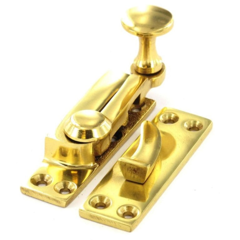 Securit Brass Sash Fastener Arm Type 65mm