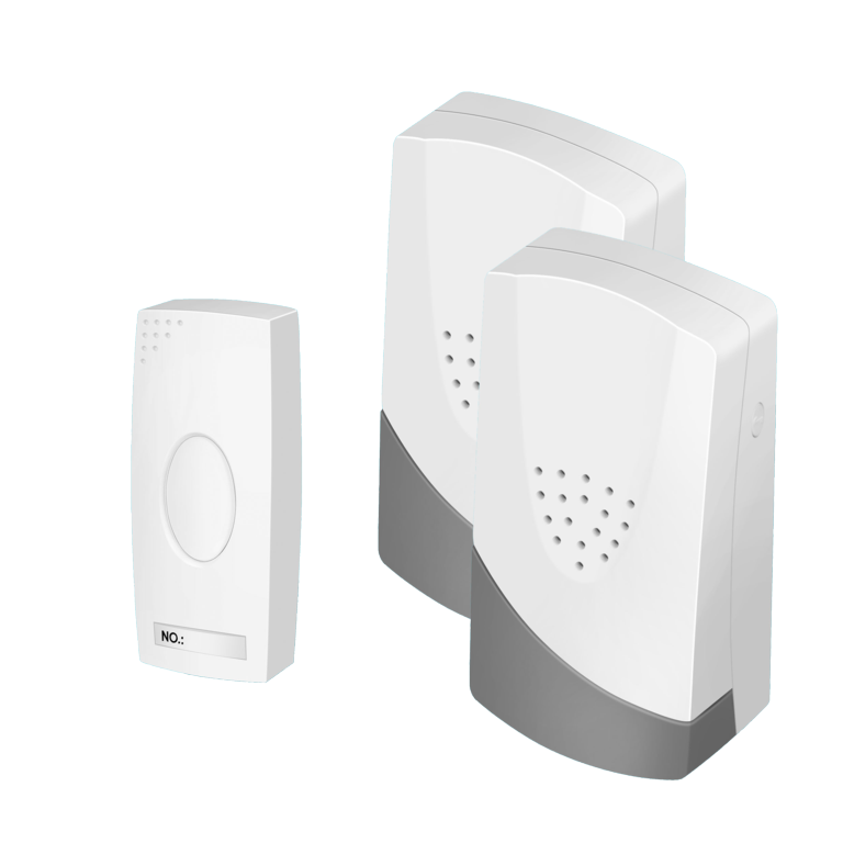 Securlec Plug In Wireless Doorbell & 2 Chimes 100m