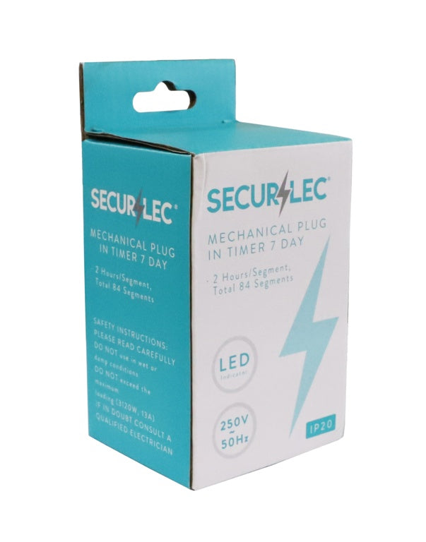 Securlec Digital Plug In Timer 7 Day Ip20