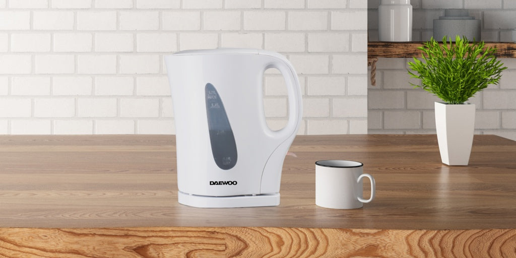 Daewoo Plastic Kettle 1.7 L White