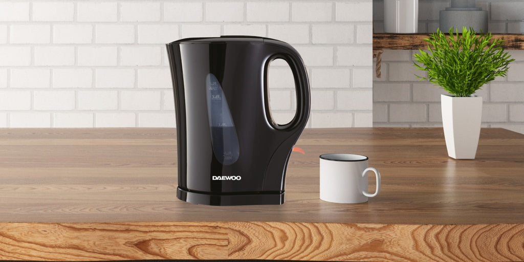 Daewoo Plastic Kettle 1.7 L Black