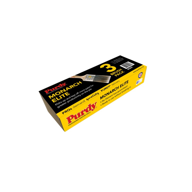 Purdy Monarch Elite Brush Pack Fsc 100% Pack 3