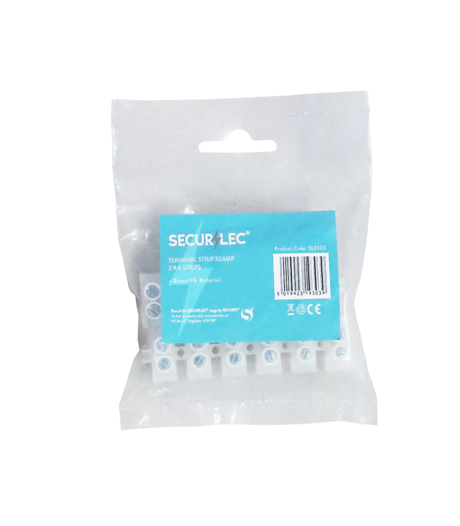 Securlec Terminal Strip 2 X 6 Strips 30 A 16mm��